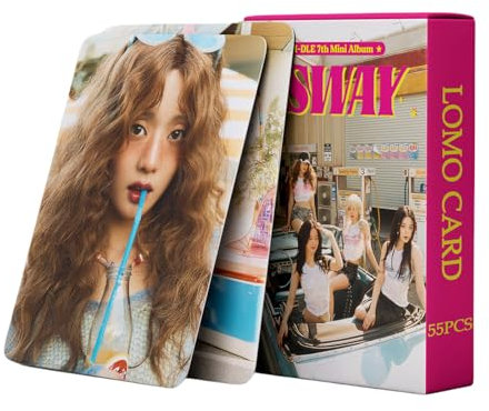 Yuto gidle Lomo card 55 PCS GIDLE album I SWAY Postkarten GIDLE Photocards GIDLE Grußkarte Grußkarten für Sammlung Dekorationen