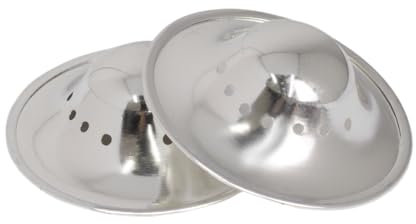 999 Silver Nursing Cups Breathable Design, 999 Silver Nipple Shields Nickle-Free, Silver Nipple Shields for Nursing Newborn Breathable Design