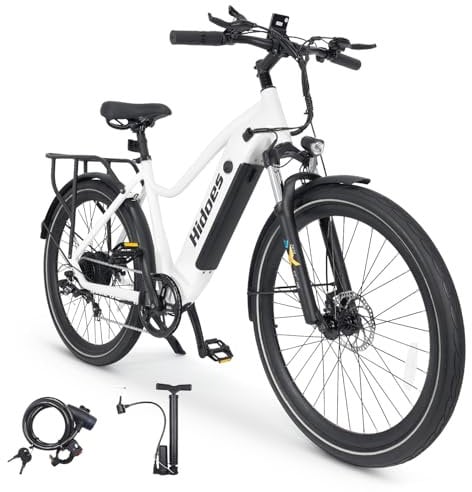 E-bike Electric Bike for Adults,13Ah Battery 30-70Km Range,250W Motor Hidoes E Bike for Women Men Electric Mountain Bike for Adults,27.5 Urban Tire Electric Bike 7-Speed