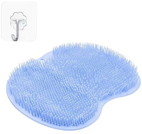 Blue Foot Scrubber Mat for Shower, Spa Foot Care & Exfoliation