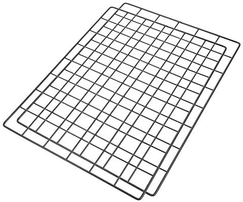 Cabilock 2piezas Decoración De Pared Rejilla Metálica Fotos Herramienta De Almacenamiento Organizador Colgante