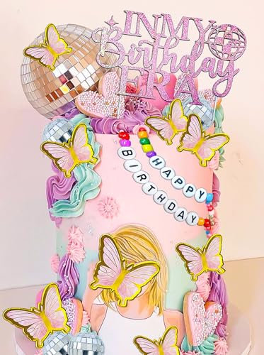 LaVenty Singer Birthday Cake Decoration Party Decorations Birthday Girls Theme Photo Backdrop Party Music Fans Lover Party Supplies