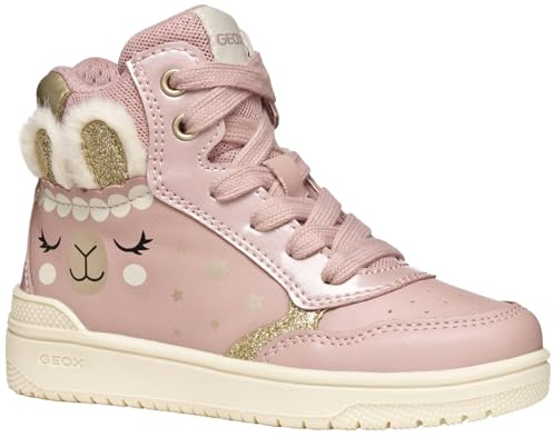 Geox JUNIOR J WASHIBA Girl Sneakers Old Rose/Platinum 27_EU