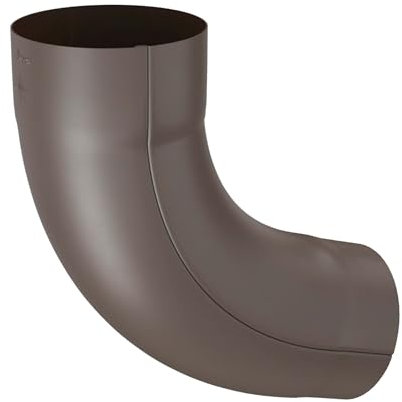 ZAMBELLI Coude Descente Zinc 72° 80mm Brun Cuivré Anticorrosion Facile