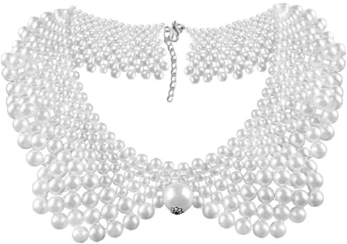 Bontand Frauen Chic Perlenkette Peter- Kragen Bekleidung Diy Fertigkeit Modeschmuck Halskette