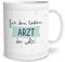 OWLBOOK® Geschenke für Ärzte Tasse mit Spruch 300 ml Keramik Modern Zuhause Arbeit Krankenhaus Geburtstag Medizin Hochwertig Personalisierbar Geschenkidee für Ärzte als Dankeschön