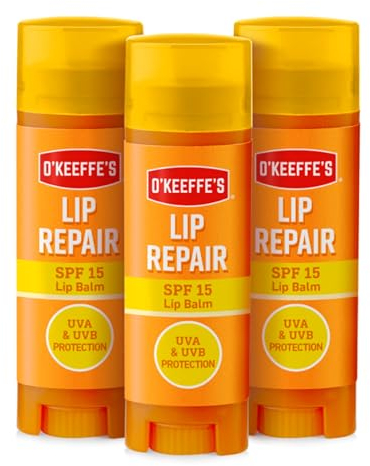 O'Keeffe's Lip Repair and Protect SPF15 4.2g (Pack of 3)