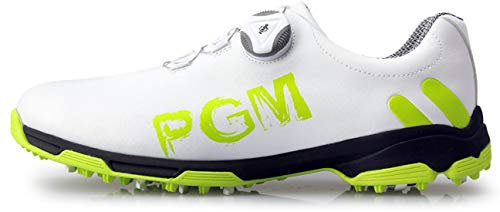 PGM Men's Waterproof Golf Shoe with Lace System Green