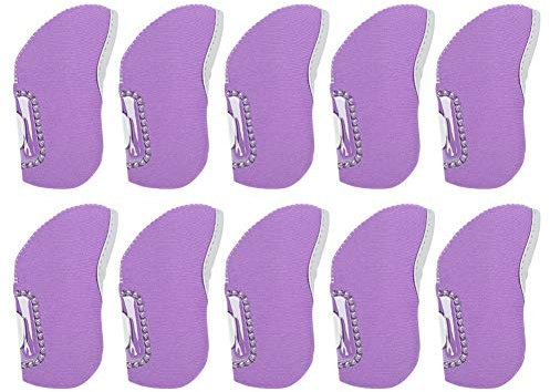 RiToEasysports 10Pcs Purple Iron Head Covers,Neoprene Iron Club Head Protector Covers with View Window