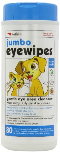 Petkin Jumbo Eye Wipes