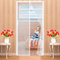 LZHBD Tenda Zanzariera Porta Magnetica, Tenda Calamita Zanzariera, 130x250 cm Adsorbimento Magnetico Pieghevole Rete, Porte D'Ingresso Porte Cortili - Bianca