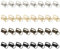 Tucireat Klemmschließeanhänger 32 Stück Schlüsselband Rohlinge 30mm Schlüsselanhänger Verschluss Schlüsselanhänger Hardware Klemmschließeanhänger Schlüsselring DIY Schlüsselringen zur Herstellung