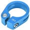 X AUTOHAUX 28.6mm Aluminium Alloy Bicycle Seat Post Clamp Seat Post Clip Blue