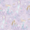 Galerie G78391 Tiny Tots 2 Meerjungfrau-Tapete, lila/glitzernd, 10 m x 53 cm