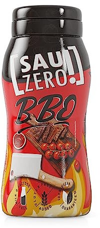 Sauzero Zero Calories Barbecue 310ml | Salsa cero calorías para aderezar tus platos preferidos | Ideal para carnes y asados
