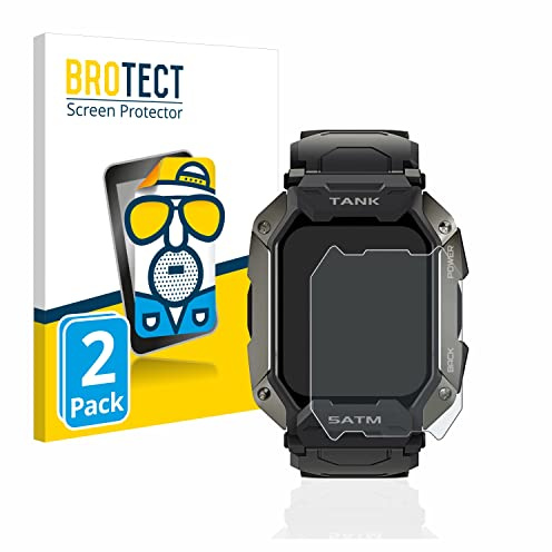 BROTECT Entspiegelungs-Schutzfolie für Kospet Tank M1 (2 Stück) Matte Displayschutz-Folie, Anti-Reflex, Anti-Fingerprint
