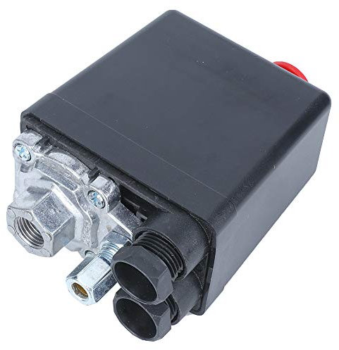 Akozon membrana pressostato compressore + Valvola di controllo pressostato compressore aria G1/4 monoforo 0,5-1,2 MPa (72,5~175 psi) 220 V. Accessorio di ricambio