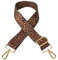 TIESOME Ersatz Geldbörsenriemen, Verstellbarer breiter Schulter Handtaschenriemen Crossbody Taschenriemen Weihnachten für Frauen Mädchen Leopardenmuster Adjustable Replacement Handbag Strap