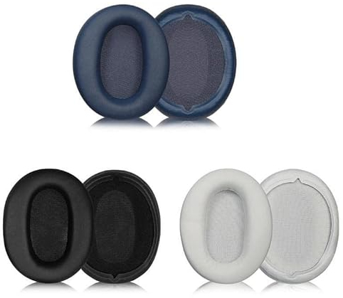 Replacement Ear Pads Earmuff Cushion for Sony WH-CH710N Headphones, Headset Covers Earplug Earbud Protein Leather Sponge (Blue)