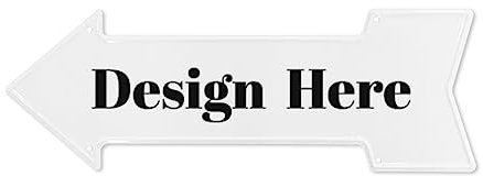 Segno di strada personalizzato della freccia sinistra della caverna dell'uomo Segno rustico del piatto della strada Segno del bar del ristorante del negozio della casa Segno del regalo della caverna d