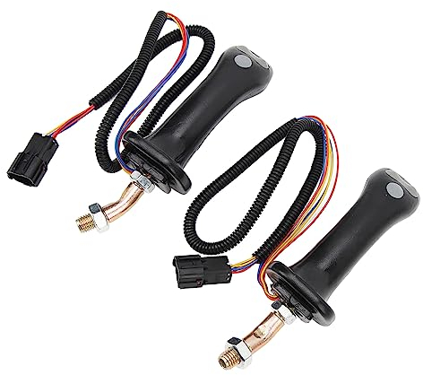 AMONIDA Joystick-Kit, 6-polige 3-Tasten-Bagger-Joystick-Griffe aus Aluminiumlegierung für Doosan DH DX150 215 225 300 370-9C