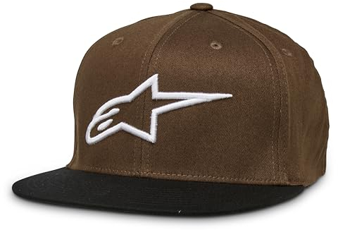 Alpinestars Ageless Flat Hat Baseballkappe, Morrone/Schwarz, S/M