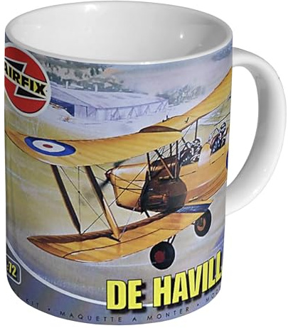 Glades Airfix Tiger Moth Ceramic Coffee Mug/Cup