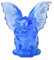 HXSCOO Crystal Gargoyle Room Decor Crystals Home Decorations Crystal Witchcraft Decoration Home Decor Halloween Decoration (Color : Blue Opalite)