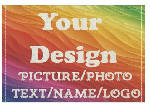 CEDNXOER Benutzerdefinierte Tischsets Mit Ihrem Namen,Fototext,Tischsets,Personalisierte,Waschbare,Hitzebeständige Tischsets Für Den Küchentisch Und Personalisierte Tischsets,Ihr Design,4 Stück