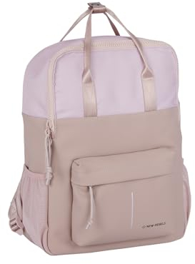 New Rebels Bruce Chicago Altrosa 17L Rucksack Wasserabweisend Laptop 14