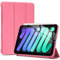 ProCase Smart Case for iPad Mini 7 (A17 Pro 2024)/ Mini 6 2021 8.3 Inch, Hard Back Cover for iPad Mini 7th/6th Generation A2995/A2996/A2993/A2567/A2568/A2569 -Melonpink
