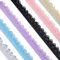 GORGECRAFT 18m 6 Farben Elastischer Spitzenbesatz 3m/rolle 14mm Breit Stretchband Dessous-Kantenbesatz Blumenmuster Gehäkeltes Gurtband Heimwerker Nähen Kleidung Geschenkverpackung Hochzeitsbedarf