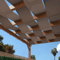 Giuri Tessuti - Fascia Ombreggiante in TESSUTO Outdoor da 310 g/m² per pergola e gazebo - Telo copertura a onda da esterno al metro lineare (45 CM, TORTORA)