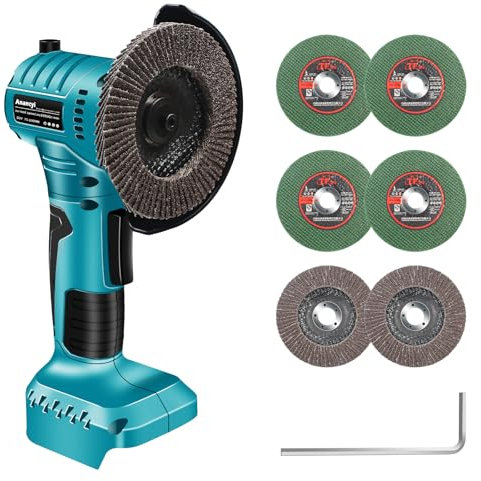 Akku Winkelschleifer set Mini Winkelschleifer, kompatibel mit Makita 18V, 16800rpm, 100MM Winkelschleifer zum Schneiden, Polieren und Schleifen(ohne akku)