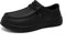 Zapatos Antideslizantes Hombre Mujer, Impermeables y Resistentes al Aceite, Zapatos de Seguridad para Cocina, Restaurante, Hostelería - Tallas Grande(Black,45 EU)