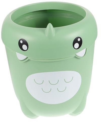 BESTYASH Dinosaurier Mülleimer Kinderzimmer Kunststoff ohne Deckel für Badezimmer und Küche