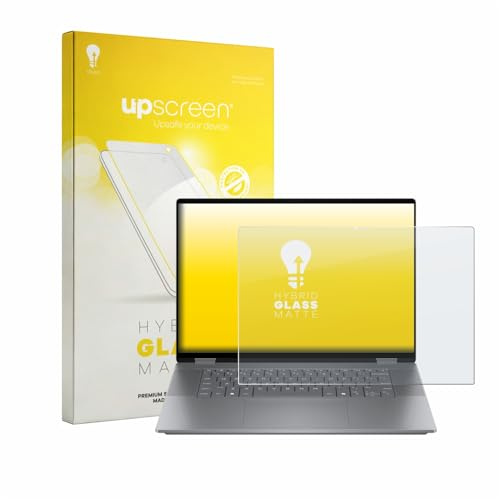 upscreen Entspiegelungs-Schutzglas für HP OmniBook X Flip 2-in-1 AI 16-cc0796ngx Schutzfolie Glas Matt [Extrem Kratzfest 9H, Anti-Reflex, Anti-Fingerprint]
