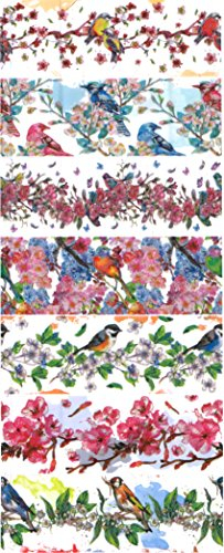 ukrainisches-kunsthandwerk Ostereier Folie.Aquarell Vogel. Nr.44 reicht für 7 Eier