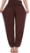 MEISHINE® Damen Modal Elastisch Haremshose Pluderhose Pumphose Ideal für Sport Yoga Tanz Jogging Dance (3XL, Braun)