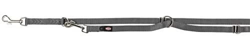 TRIXIE Premium V-Leine, XS–S: 2,00 m/15 mm, Grafit