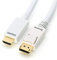CSL-Computer DisplayPort/HDMI Kabel | 2m | weiß | HDCP-konform | 4K/30Hz | Ethernet-Kanal