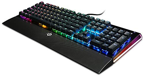 CyberpowerPC Skorpion K2 CPSK305 RGB Mechanical Gaming Keyboard with Kontact ™ Brown (Tactlile) Mechanical Switches,Black