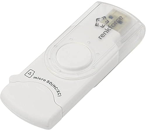 Renkforce RF-3285273 Externer Speicherkartenleser USB-A (USB 3.2 Gen 1) Weiß