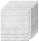 Holdfiturn Self Adhesive Wall Tiles 20-Pack 3D Wall Panels 70×77cm 3D Brick Wallpaper Wall Panels Foam DIY Waterproof PE Foam Panel Thicken Wall Stickers for Kitchen Kids Room Living Room Bedroom
