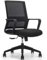 ZIK - Sedia da Ufficio Ergonomica Posturale, Poltrona Ufficio con Supporto Lombare, Sedia Comoda Scrivania con Rotelle, Braccioli, Regolabile in Altezza (45x51x94/100h (Black)