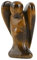 Ouubuuy Tigerauge Engel Figur, Klein Schutzengel Figur,Handschmeichler Kristalle Heilsteine,Glücksbringer Engel 1.5 Zoll