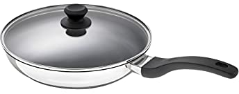 Rohe Germany 202041-24 Tavola - Padella con coperchio, in acciaio INOX, 24 cm