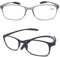 Mcoorn Lesebrille Flexibel für Damen Herren Leicht Biegsam, Lesehilfe Entspiegelt Utraleicht Anti Blaulicht für PC Handy, Dioptrien +3,50