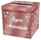 Tirelire urne Rose Gold métallisée Joyeux Anniversaire 20cm (x1) REF/URNEM00, Métalique