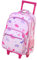 VASCHY Reisekoffer mit 2 Rädern für Kinder, 52 x 35 x 17 cm, 31 Liter, Rosa Dinosaurier